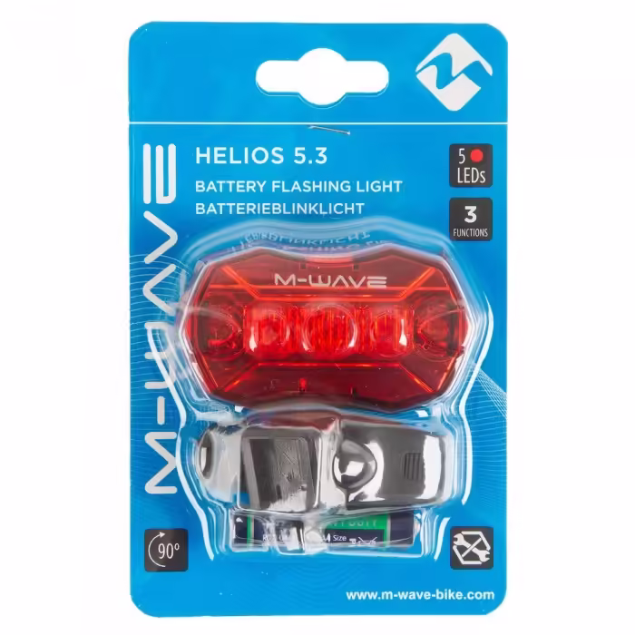 Stop spate M-WAVE M-WAVE Helios 5.3 battery flashing light - 4