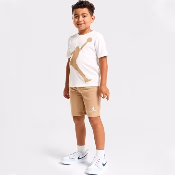 Set tricou + sorti Nike JUMPMAN SET Alb 3-4YR