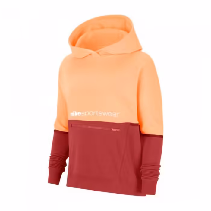 Толстовка Nike W NSW HOODY FT ARCHIVE RMX Оранжевый L