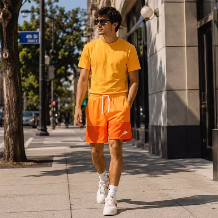 Sorti Nike M NSW SPE WVN FLOW LONG SHORT Portocaliu S - 8
