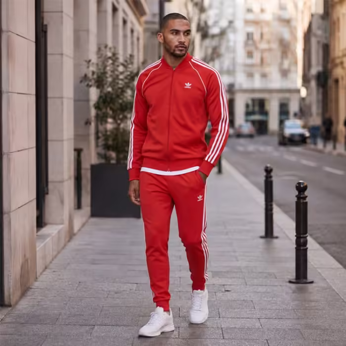 Спортивный костюм Adidas SST TP PRIMEBLUE Красный S - 8