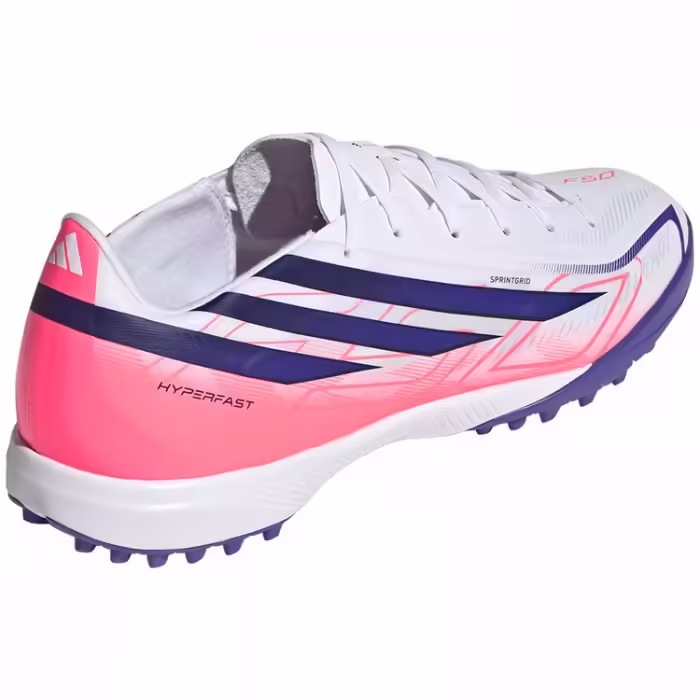 Ghete pentru fotbal Adidas F50 HYPERFAST LEAGUE TF Alb 46 - 12