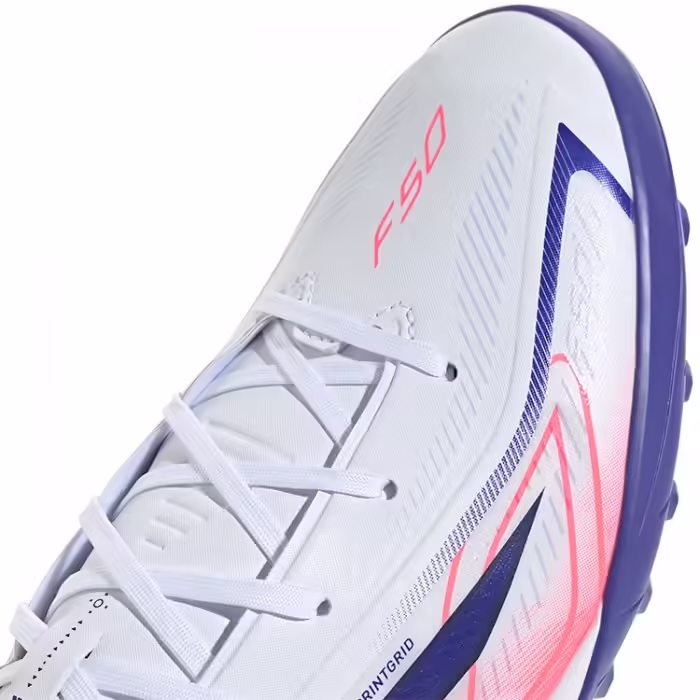 Ghete pentru fotbal Adidas F50 HYPERFAST LEAGUE TF Alb 46 - 13