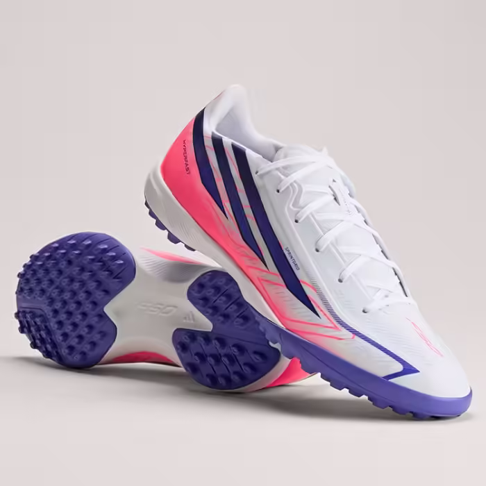 Ghete pentru fotbal Adidas F50 HYPERFAST LEAGUE TF Alb 46 - 15