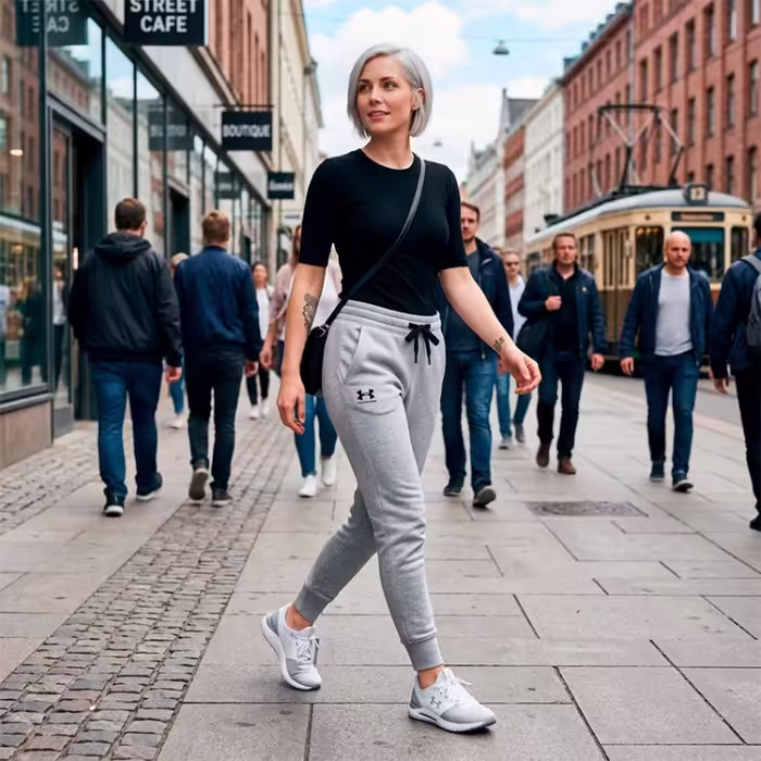 Брюки Under Armour Rival Fleece Joggers Серый L - 7