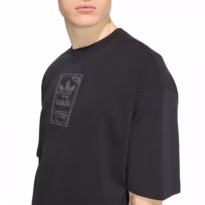 Tricou Adidas CAMO TEE TONGUE LABEL Negru S - 5