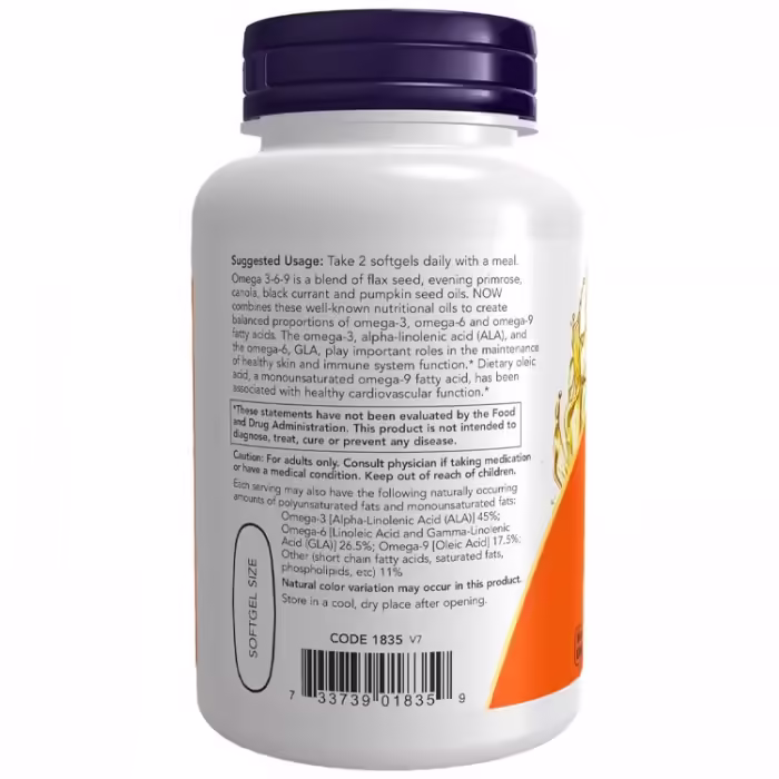 Vitamine Now Foods Omega 3-6-9 1000 mg - 3
