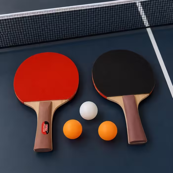 Набор 2 ракетки для тенниса + мячик Nova Ping pong racket Pазноцветный One size - 3