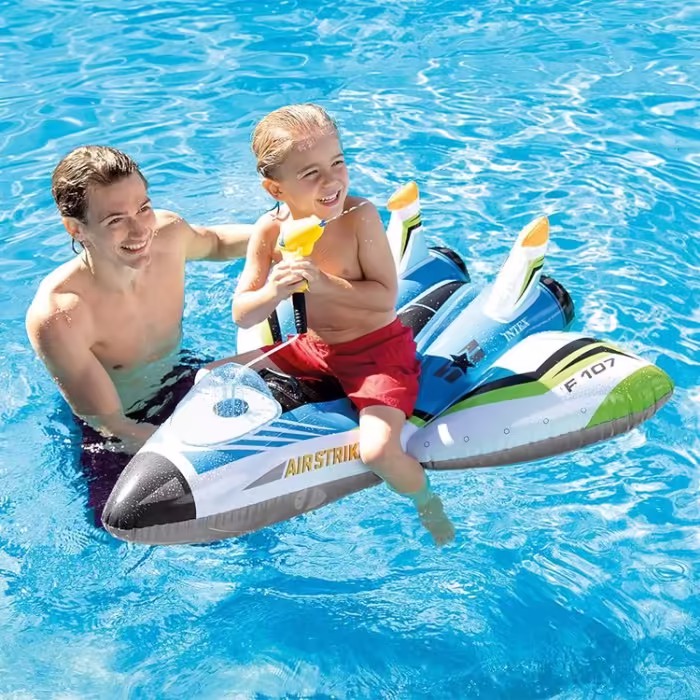 Saltea  INTEX AVION CU PISTOL DE APA 3+ - 4