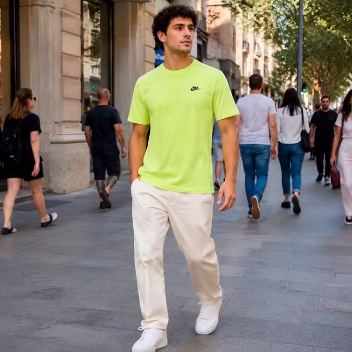 Tricou Nike M NSW CLUB TEE Galben XL - 7
