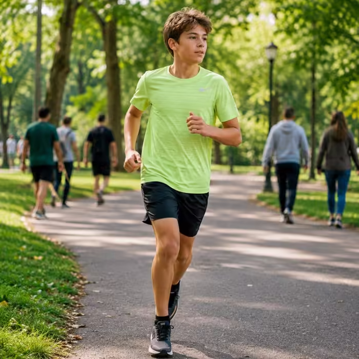 Футболка Nike B NK DF MILER Желтый L - 9