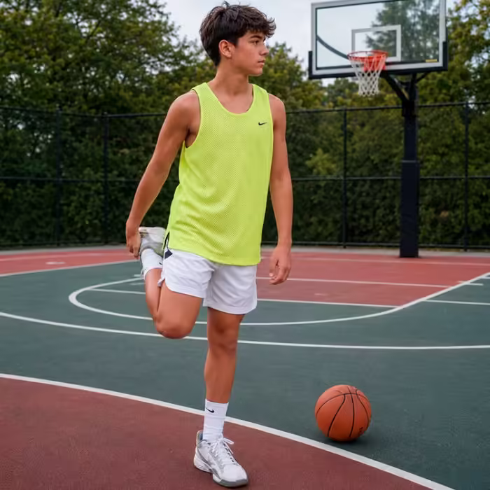 Майка Nike K NK DF REVERSIBLE JSY TANK Желтый L - 8