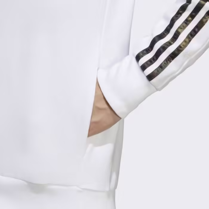 Hanorac Adidas M 3S FT FZ HD Alb XL - 5