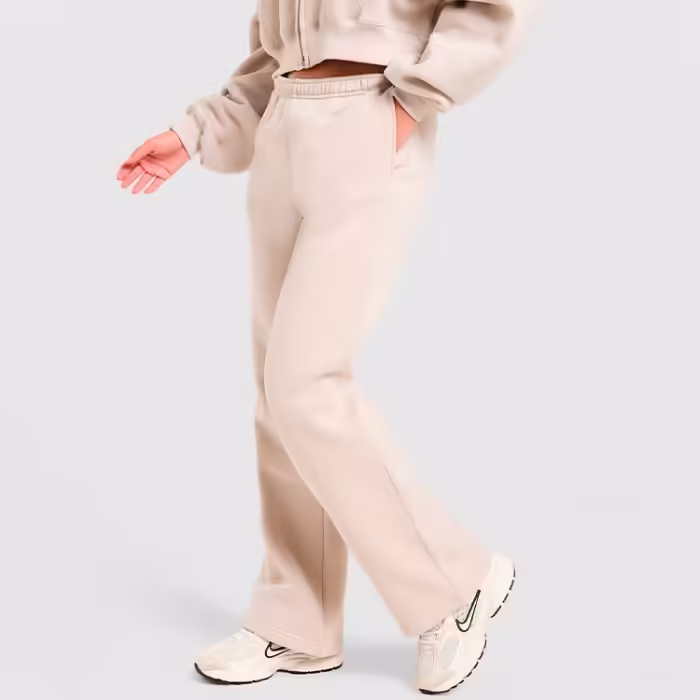 Pantaloni Nike Studio Fleece Mid-Rise Open-Hem Trousers