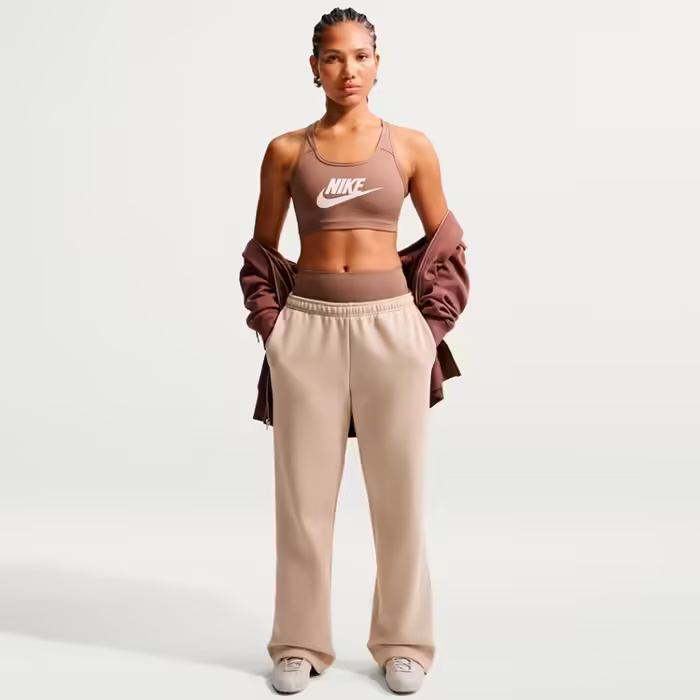 Pantaloni Nike Studio Fleece Mid-Rise Open-Hem Trousers - 3