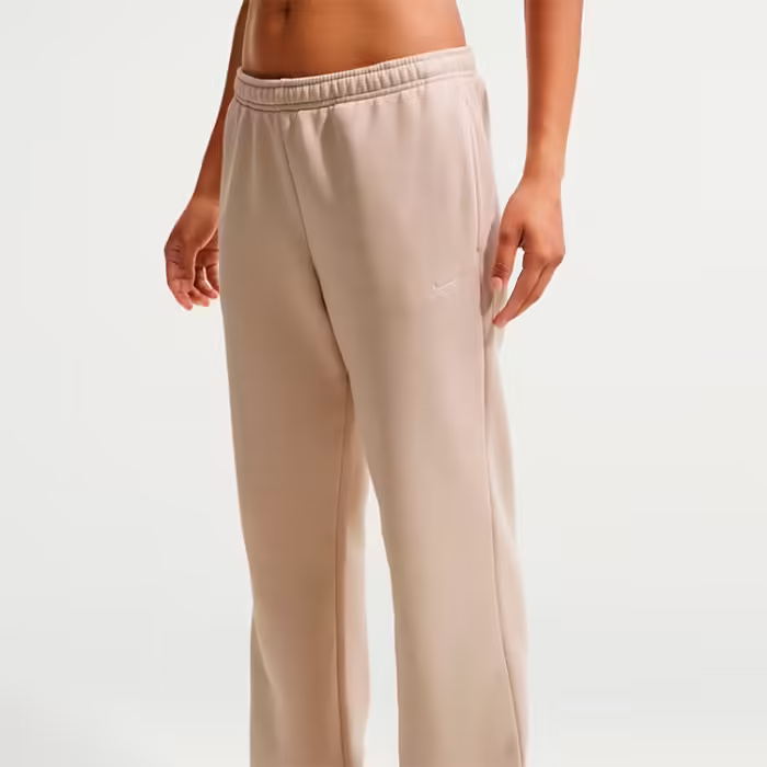 Pantaloni Nike Studio Fleece Mid-Rise Open-Hem Trousers - 5