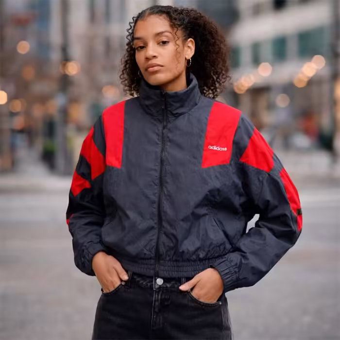 Hanorac Adidas BLOCKED WASHED - 6