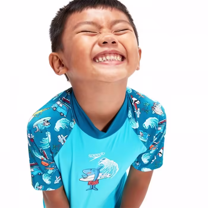 Costum de baie Speedo PRT SS RASH TOP ASHT - 2