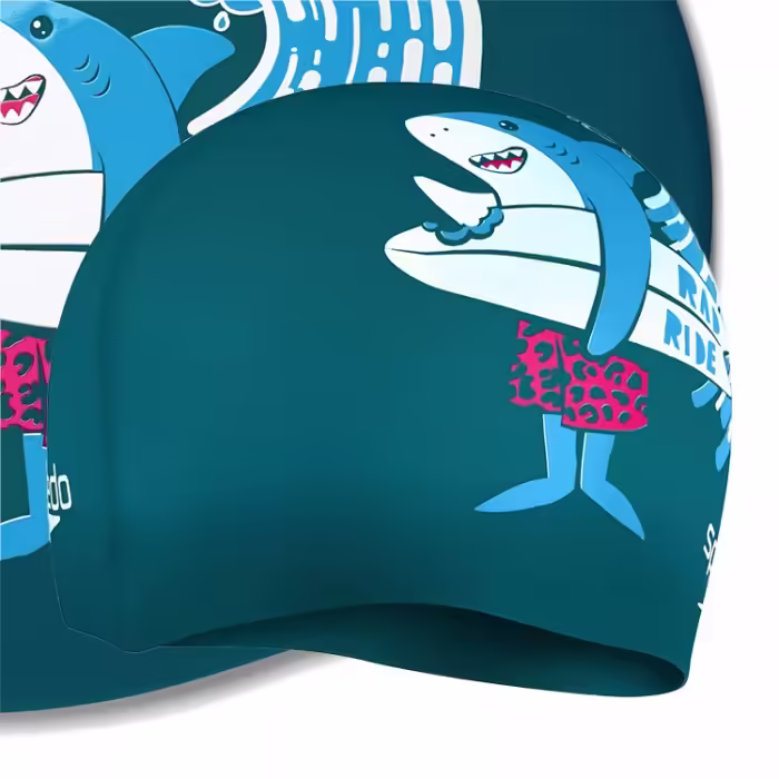 Casca de inot silicon Speedo SLOGAN PRT CAP JU - 3