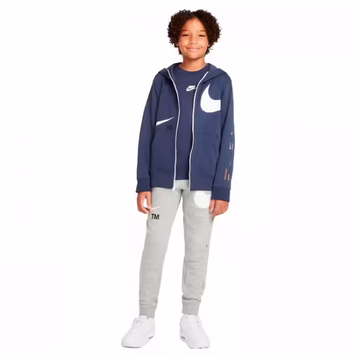 Толстовка Nike B NSW SWOOSH FLC FZ  - 2