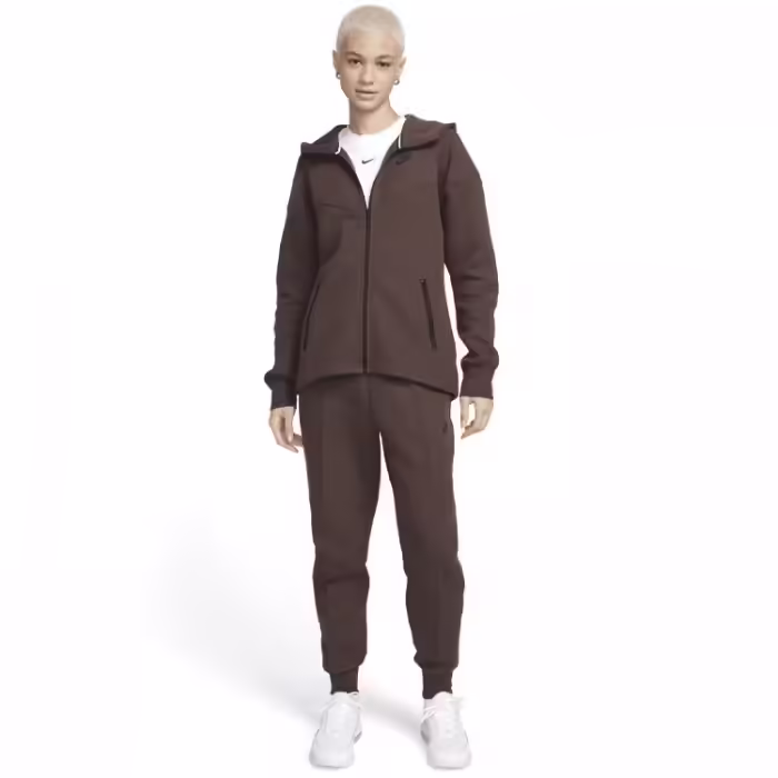 Pantaloni Nike W NSW TCH FLC MR JGGR