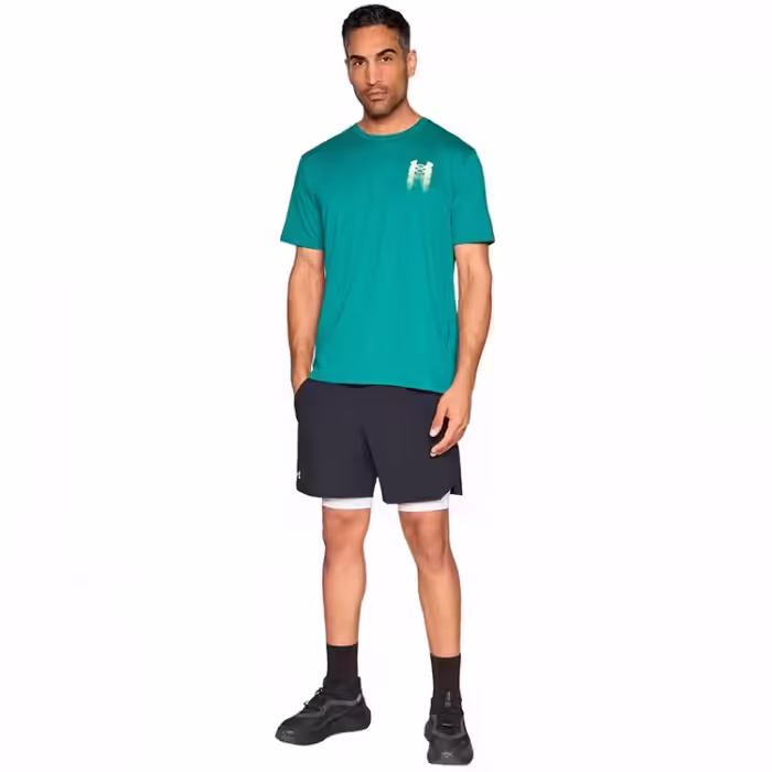 Футболка Under Armour Blur Logo Зеленый L - 3