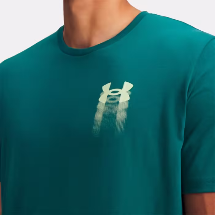 Футболка Under Armour Blur Logo Зеленый L - 5