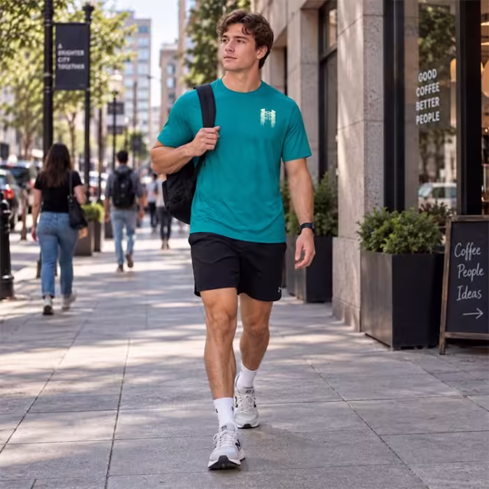 Футболка Under Armour Blur Logo Зеленый L - 7
