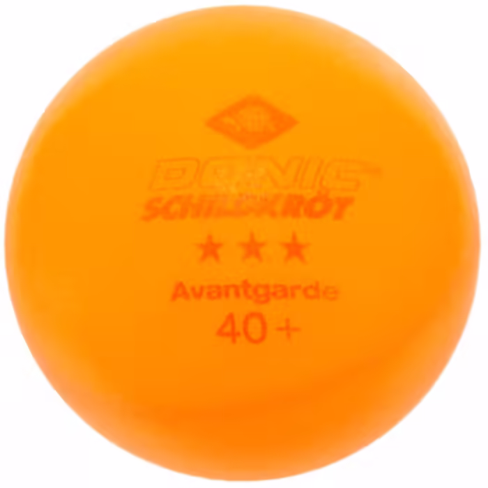 Набор мячей для настольного тенниса 3шт Donic AVANGARDE POLY +40 ORANGE - 2