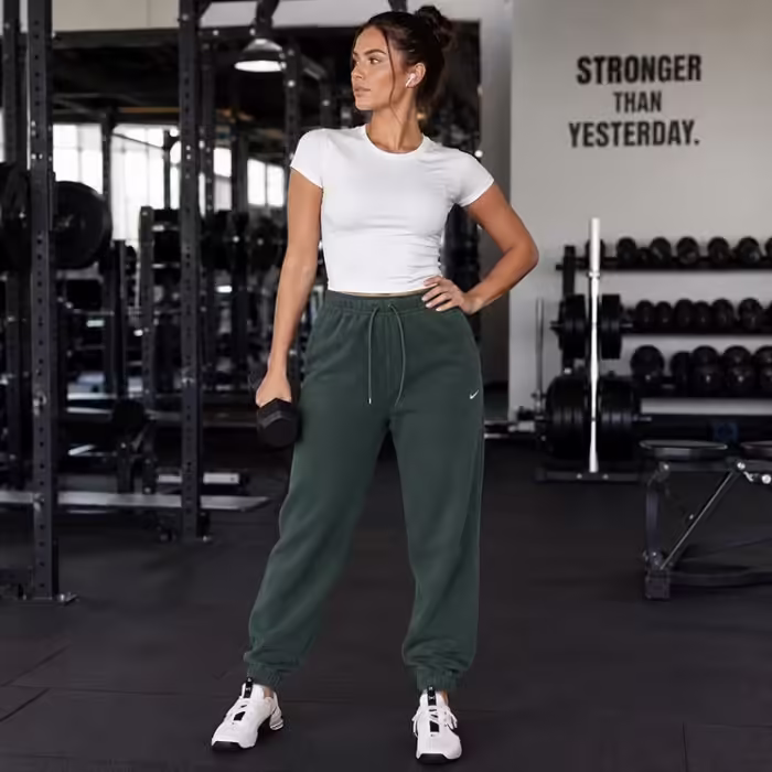 Брюки Nike W NK ONE TF PANT POLAR Зеленый M - 8