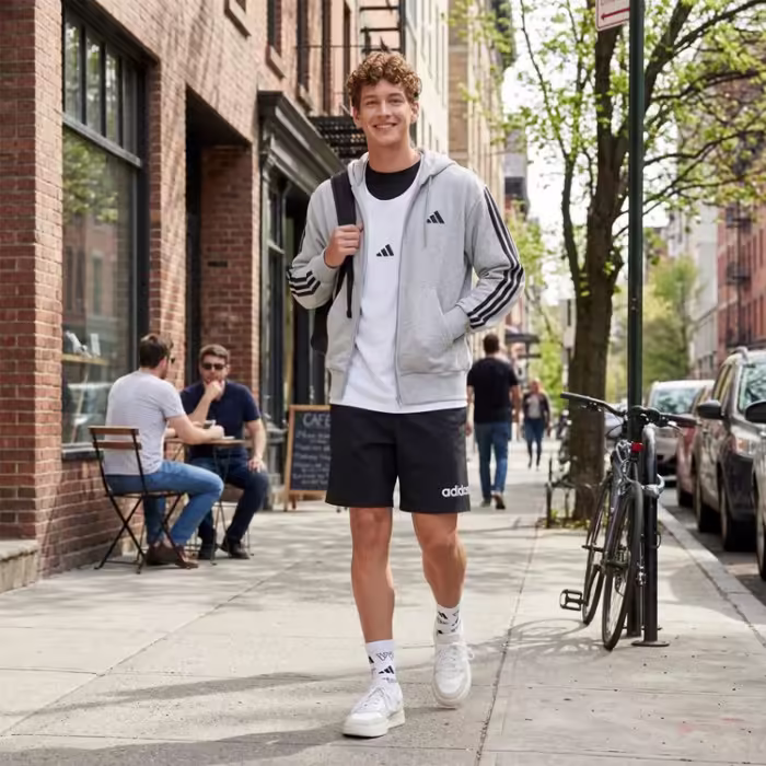 Hanorac Adidas M 3S FT FZ HD - 8