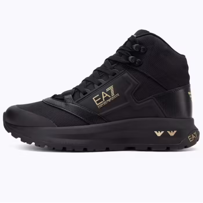 Ботинки EA7 EMPORIO ARMANI SNEAKER ICE ALTURA NYLON Черный 44.5