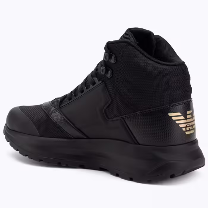 Ботинки EA7 EMPORIO ARMANI SNEAKER ICE ALTURA NYLON Черный 44.5 - 4