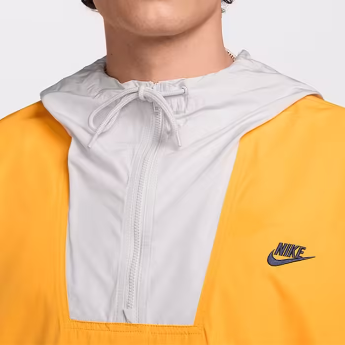 Hanorac Nike M NK CLUB MARINA ANRK GFX Galben-albastru L - 7