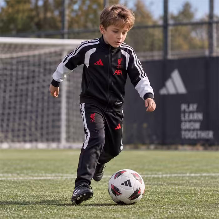 Спортивный костюм Adidas LIVERPOOL TIRO TRACKSUIT Черный 92 - 9