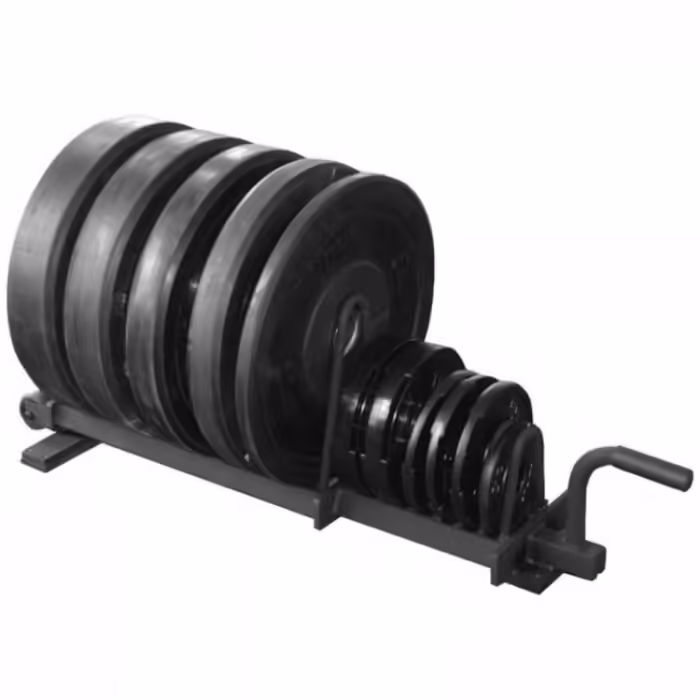 Suport pentru discuri YORK Horizontal Bumper Plate Rack - Half Rack - 2