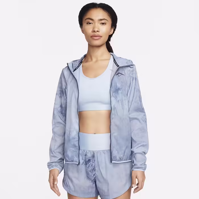 Ветровка Nike W NK TRAIL REPEL JKT Голубой XS - 8