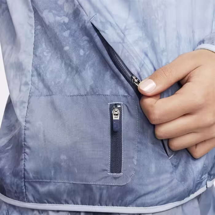 Ветровка Nike W NK TRAIL REPEL JKT Голубой XS - 11