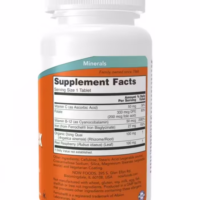 Витамины Now Foods IRON COMPLEX  100 TABS - 2