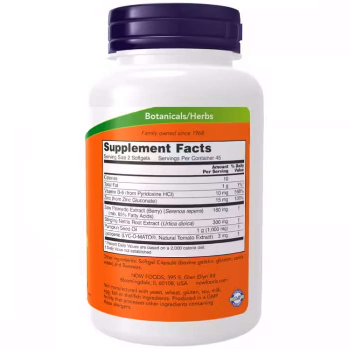 Витамины Now Foods Prostate Support - 2