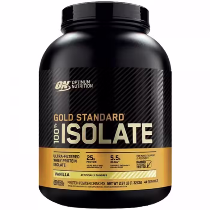 Изолят протеина Optimum Nutrition Gold Standard 100% Isolate Rich Vanilla 2.91lb