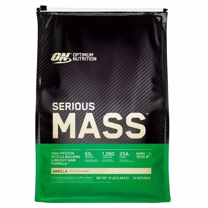 Гейнер Optimum Nutrition ON SERIOUS MASS VANILLA 12LB