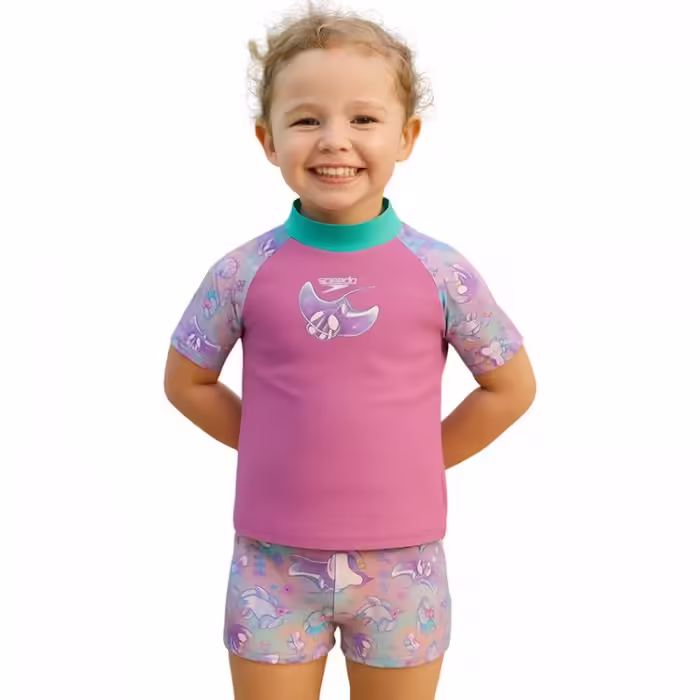 Костюм для плавания Speedo DIGI PT SS RASH TOP SET