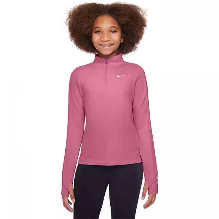 Лонгслив Nike DRI-FIT HALF ZIP Розовый S