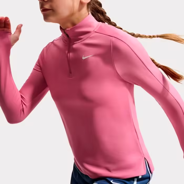 Лонгслив Nike DRI-FIT HALF ZIP Розовый S - 5