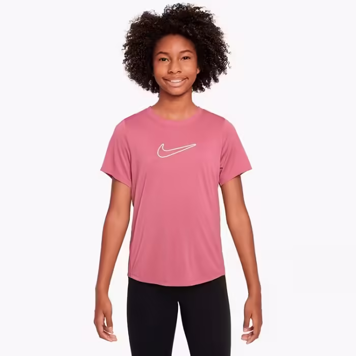Футболка Nike ONE FITTED DRI-FIT Розовый XL