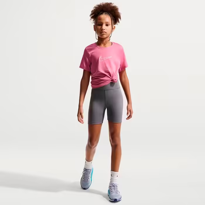 Футболка Nike ONE FITTED DRI-FIT Розовый XL - 3