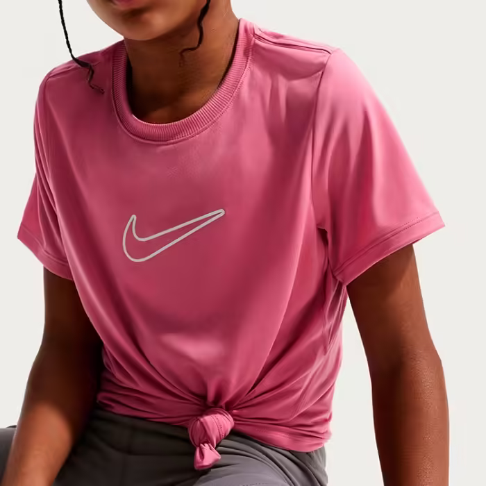 Футболка Nike ONE FITTED DRI-FIT Розовый XL - 7