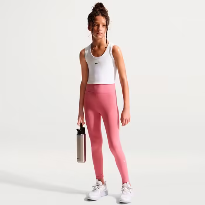 Легинсы Nike ONE DRI-FIT HIGH-WAISTED LEGGINGS Розовый XL - 3