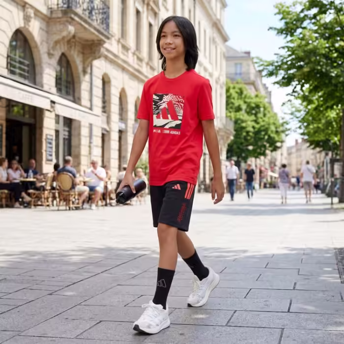 Футболка Adidas J CAMO LOGO TEE - 8